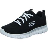 Skechers Sportschoenen Dames GRACEFUL-GET CONNECTED - 12615 BKW Black/White