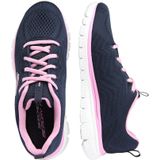 Skechers - Graceful Get Connected - Sneakers - Marine - Synthetisch Bovenmateriaal