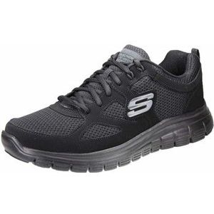 Skechers Burns-Agoura heren sneakers zwart - Maat 47.5 - Extra comfort - Memory Foam