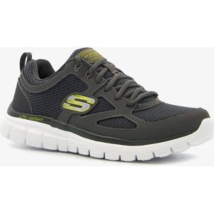 Skechers - Burns-Agoura - Heren Sneakers - Grijs - Extra Comfort - Memory Foam