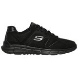Skechers - VERSE-FLASH POINT - Sneakers - Zwart - Textiel - Vetersluiting