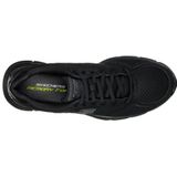 Skechers - VERSE-FLASH POINT - Sneakers - Zwart - Textiel - Vetersluiting