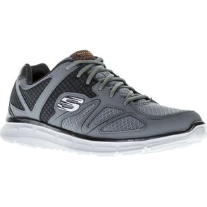 Skechers Verse - Flash Point Sneaker Heren Sneakers - Mannen - grijs zwart oranje
