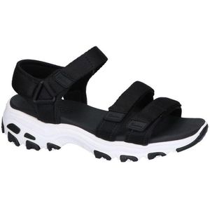 Zwarte Sandalen Skechers D'Lites Fresh Catch Dames