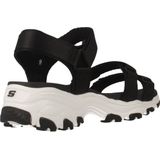 Skechers - 31514 D'Lites Fresh Catch - Sandalen - Zwart - Stof