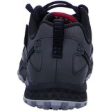 Skechers Escape Plan Sneakers voor heren, Houtskool Lederen Mesh Zwart Trim, 40 EU