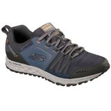Skechers - Escape Plan - Sneakers - Zwart - Leer - Synthetisch