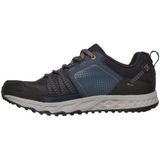 Skechers - Escape Plan - Sneakers - Zwart - Leer - Synthetisch