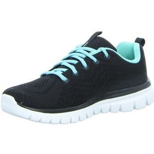 Skechers - Graceful Get Connected - Sneakers - Zwart - Dames