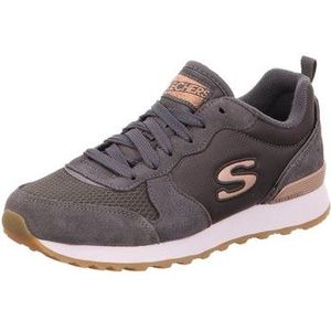 Skechers, Schoenen, Dames, Grijs, 38 EU, Sportieve Damesschoenen met Memory Foam