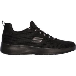 Skechers - Dynamight - Instappers - Zwart - Textiel - Vegan Materiaal