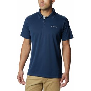 Columbia Utilizer Polo - Shirt Heren - Sportpolo Outdoorshirt - Collegiate Navy