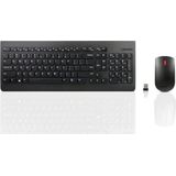 Lenovo 4X30M39472 Draadloze Toetsenbord RF met Muis Qwertz DE Zwart