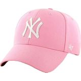 47 Brand New York Yankees MVP Cap B-MVPSP17WBP-RS, Vrouwen, Roze, Cap maat: One size