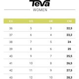 Teva W Voya Flip Dames Slippers - Zwart