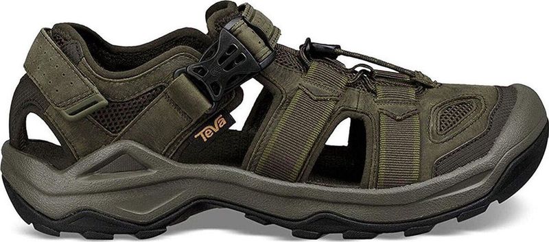 Teva m Omnium 2 Leather Heren Sandalen - Turkish Coffee