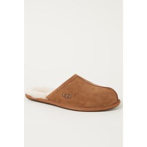 UGG Scuff pantoffel van suède met schapenvacht