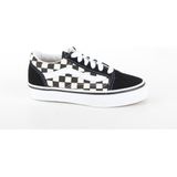 VANS - Old Skool - Skateschoenen - Zwart - Canvas en Leer