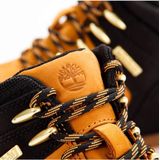 Timberland - Euro Sprint - Leren Halfhoge Veterlaarzen - Zwart - Voor Kinderen