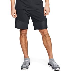 Under Armour - Microthread Terry Short - Zachte Stof Short - Zwart