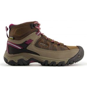 Keen Targhee III Mid Dames Wandelschoenen Weiss/Boysenberry |  Bruin | Leer | Maat 38.5