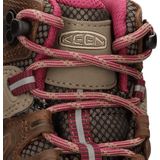 Keen Targhee III Mid Dames Wandelschoenen Weiss/Boysenberry - Bruin - Leer