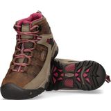 Keen Targhee III Mid Dames Wandelschoenen Weiss/Boysenberry - Bruin - Leer