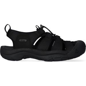 Keen Newport H2 Heren Wandelsandalen Triple Black Zwart Polyester K1022258