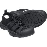 Keen Newport H2 Heren Wandelsandalen Triple Black Zwart Polyester K1022258