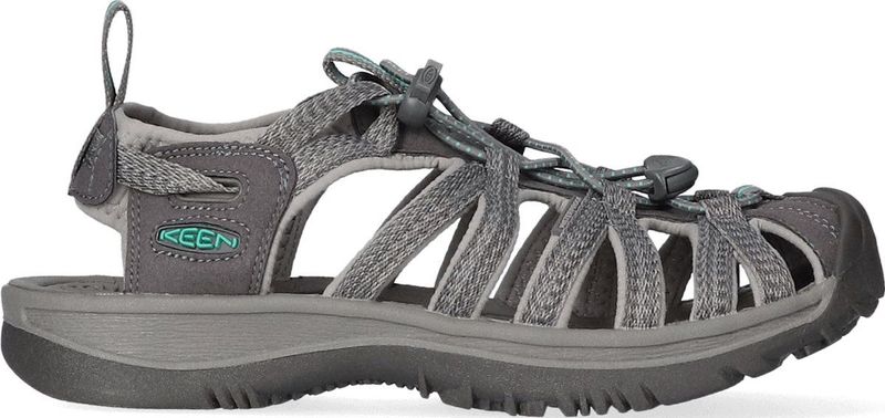 KEEN Whisper - Damessandalen - Zwart - Rubber - Comfortabele Pasvorm