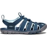 Keen Clearwater Dames Wandelsandalen Navy/Blue Glow - Blauw - Polyester - K1022965