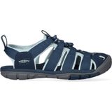 Keen Clearwater Dames Wandelsandalen Navy/Blue Glow - Blauw - Polyester - K1022965