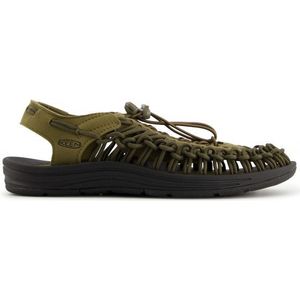 Keen - Uneek - Sandaal - Dark Olive/Black - Gevlochten Polyester Koord