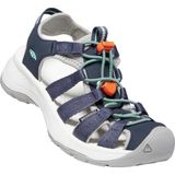 Keen Astoria West Dames Wandelsandalen Navy Beveled Glass Blauw Gerecyclede PET flessen K1023587