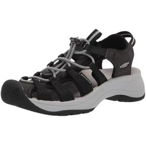 KEEN Astoria West sandaal voor dames, Zwart Grijs, 40.5 EU