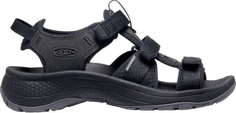Keen Astoria West Open Toe Dames Sandaal Black/Black 7