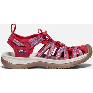 Keen Whisper Dames Wandelsandalen Red Dahlia Bordeaux Polyester