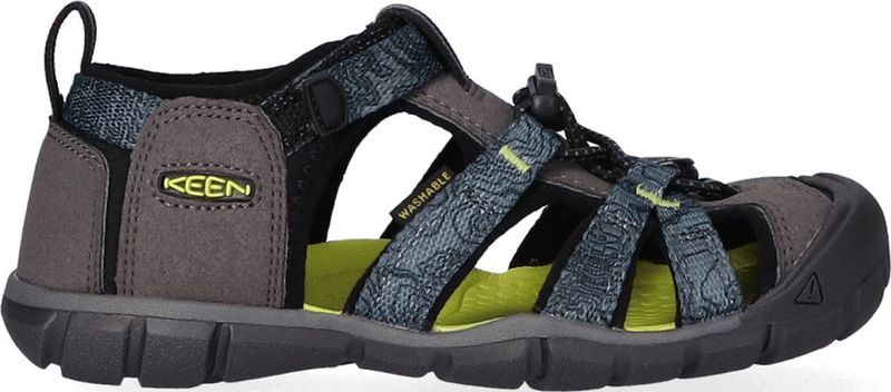 KEEN Sandalen 'Seacamp II CNX'  bruin / geel / donkergrijs