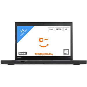Lenovo ThinkPad L470 | Intel Core i5 6200U 2.70GHz | 8GB Ram | 256GB SSD | 14 inch | refurbished laptop