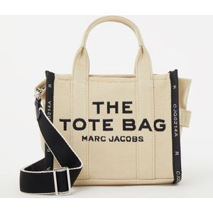 Marc Jacobs, Tassen, Dames, Beige, ONE Size, The Jacquard Mini Tote Tas