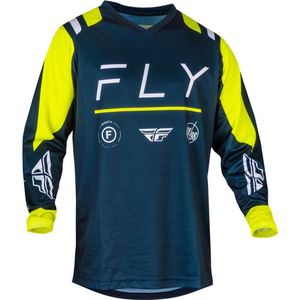 Fly Racing F-16 T-shirt Met Lange Mouwen Blauw Man