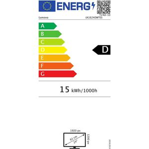 Lenovo - ThinkVision T24d - Monitor - 60,9 cm - 24 inch - IPS Paneel - Mat White-LED