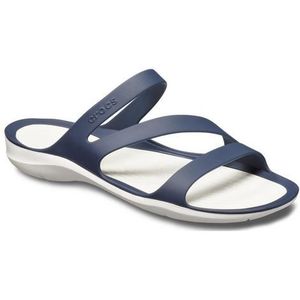 Slipper Crocs Women Swiftwater Sandal Navy White-Schoenmaat 34 - 35