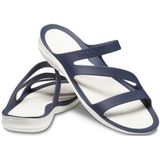 Crocs - Swiftwater Sandal Women - Sandalen - 39 - 40 - Wit/Blauw