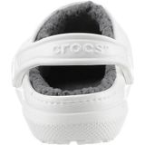 Crocs Classic Lined Clog uniseks-volwassene Klompen , White/Grey , 37/38 EU