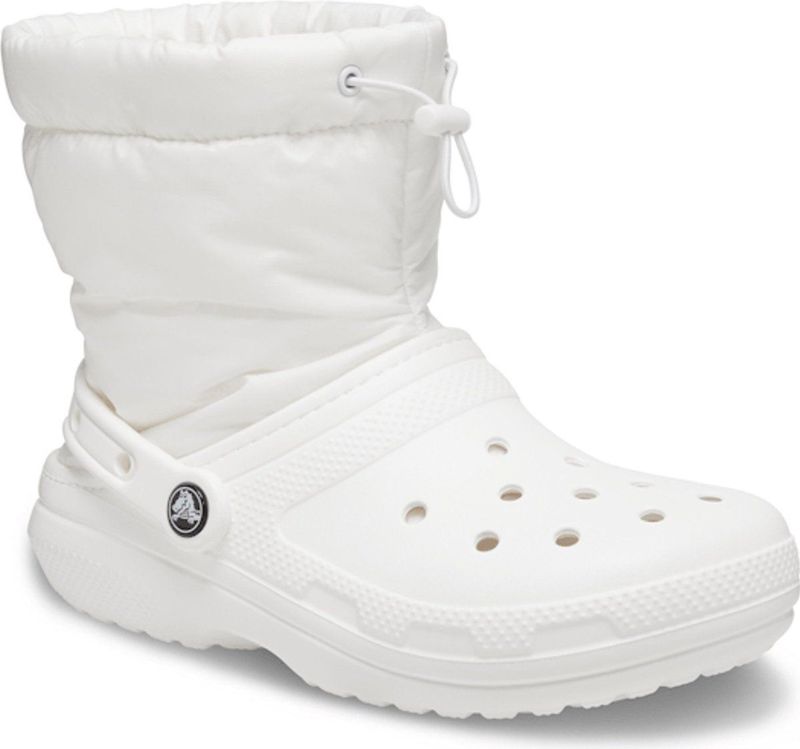 Crocs Classic Lined Neo Puff Boot white