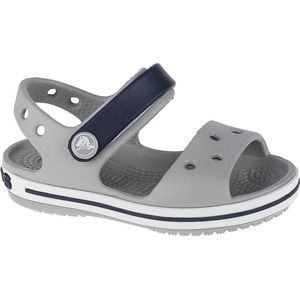 Crocs Unisex Kid's Crocband Sandaal, Lichtgrijs Navy, 20.5 EU