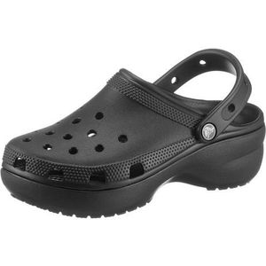 Crocs Classic Platform Clog W Slippers zwart