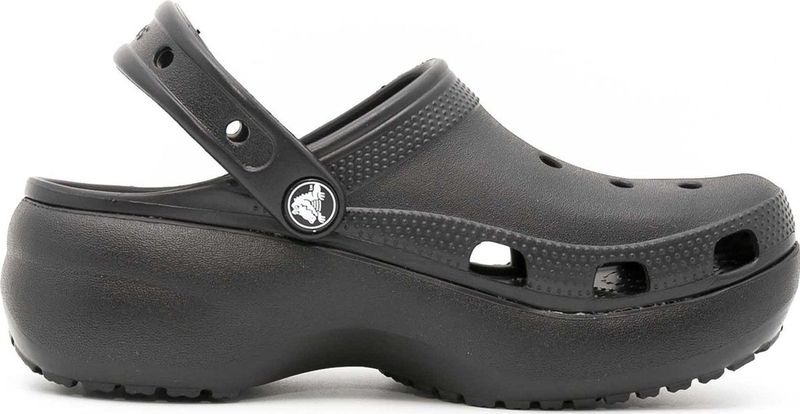 Crocs Women's Classic Platform Clog W 41-42 EU Black