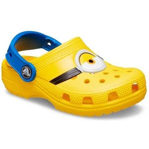 Crocs Fun Lab Classic I AM Minions Toddler Clog 206810-730, voor een jongen, Geel, Slippers, maat: 20/21